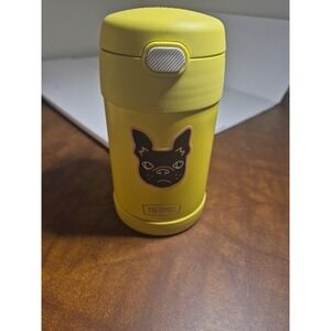 THERMOS 16 OZ STAINLESS STEEL KIDS FUNTAINER INSULATED FOOD JAR - W/ Spork